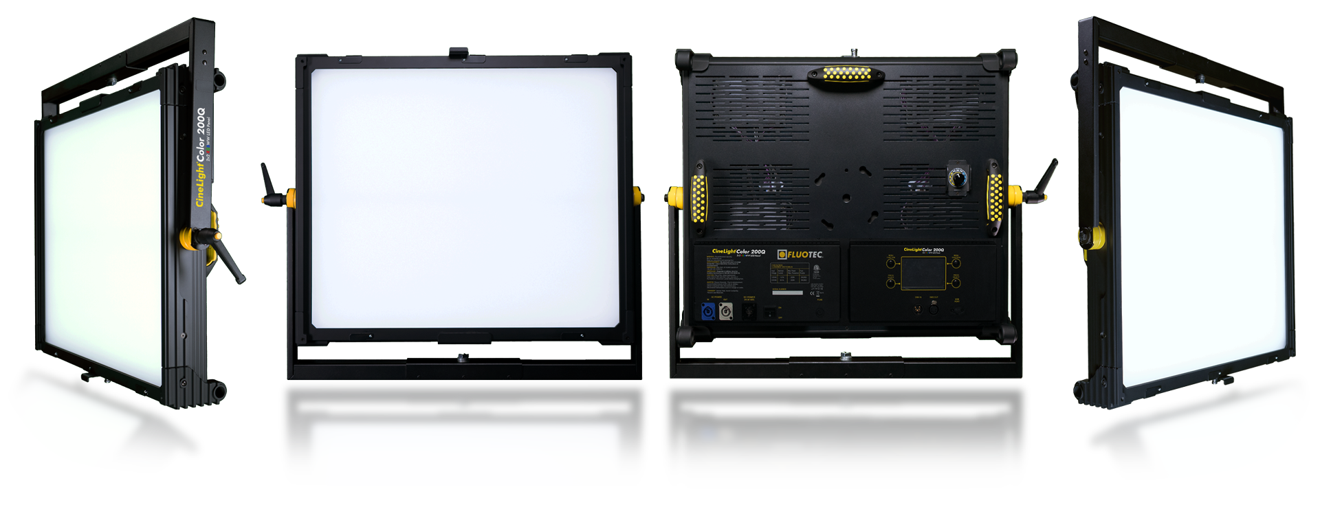 Cinelight Color 200Q, 2x2 RGBWW LED Panel Profile