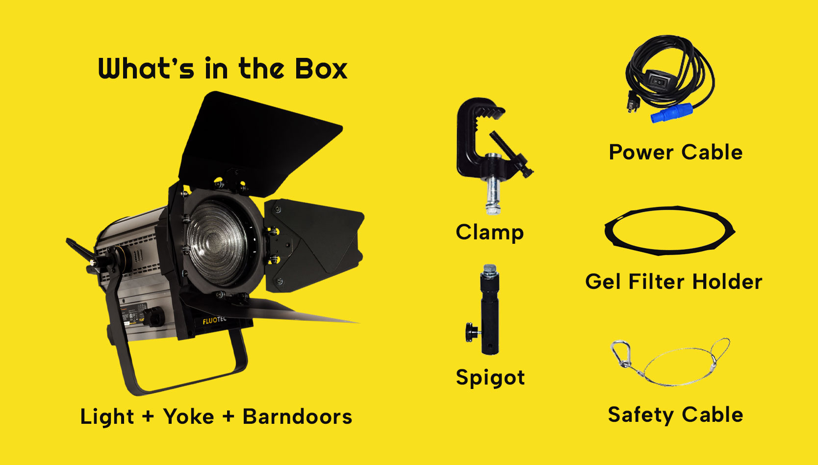 AuraLux 100 5.5" Studio LED Fresnel Tungsten in The Box